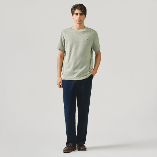 Regular Fit T-Shirt In Textured Knit