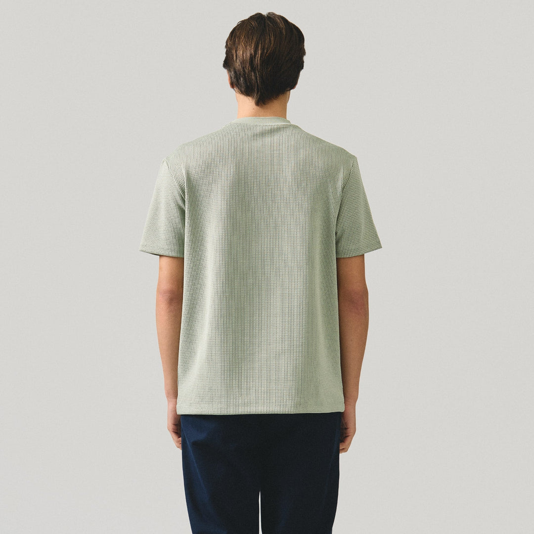 Regular Fit T-Shirt In Textured Knit
