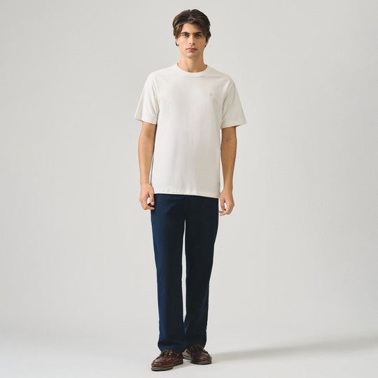 Regular Fit T-Shirt With Neck Binding Finish