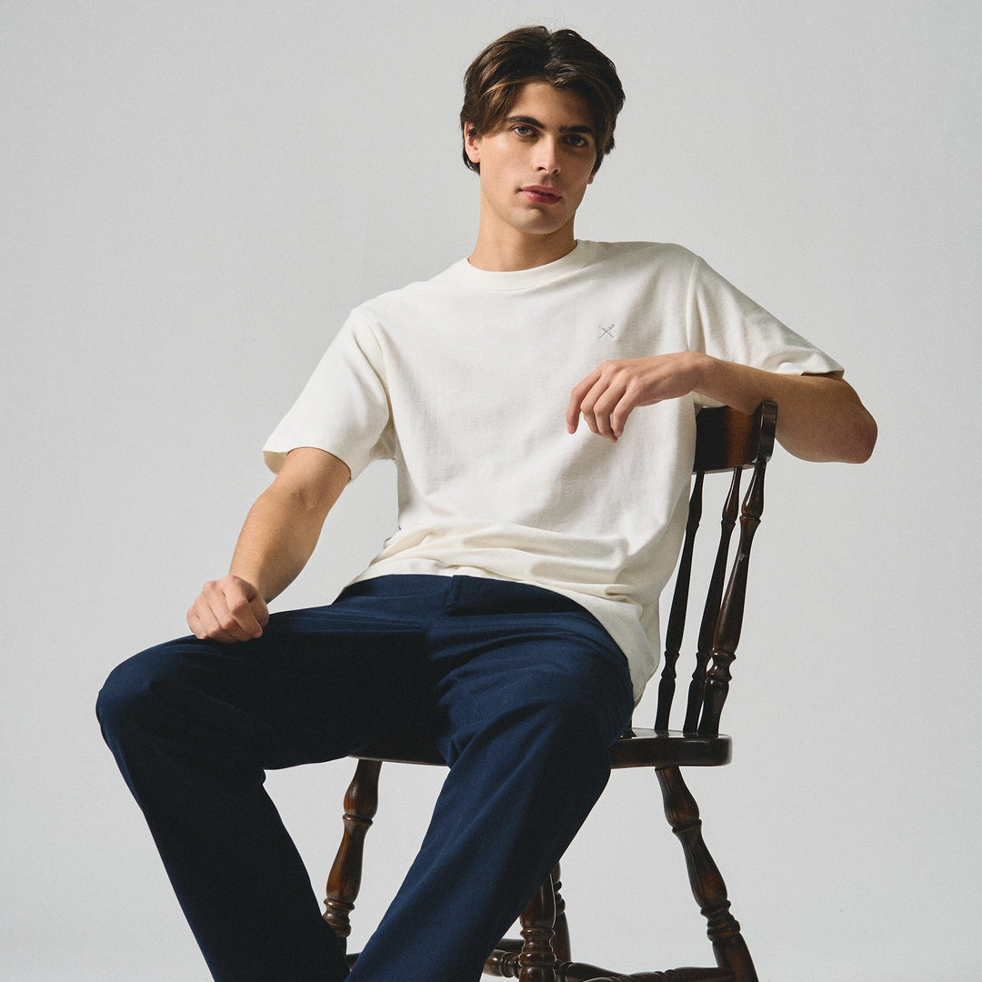 Regular Fit T-Shirt With Neck Binding Finish