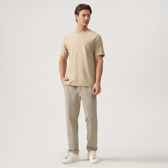Regular Fit T-Shirt With Neck Binding Finish