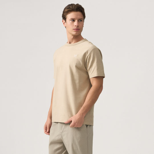 Regular Fit T-Shirt With Neck Binding Finish
