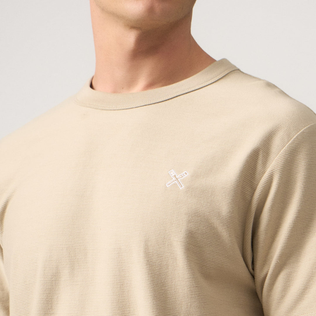 Regular Fit T-Shirt With Neck Binding Finish