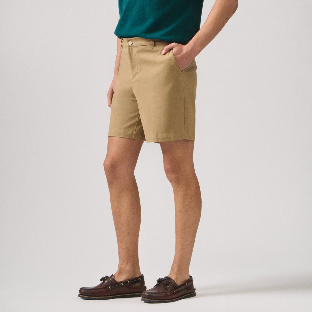 Regular Fit Stretch Twill Chinos Shorts
