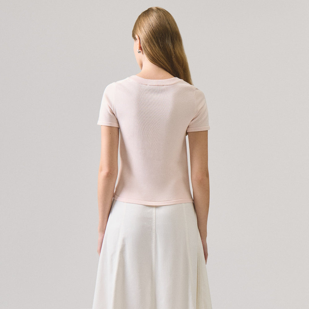 Scoop Neck Knit Top