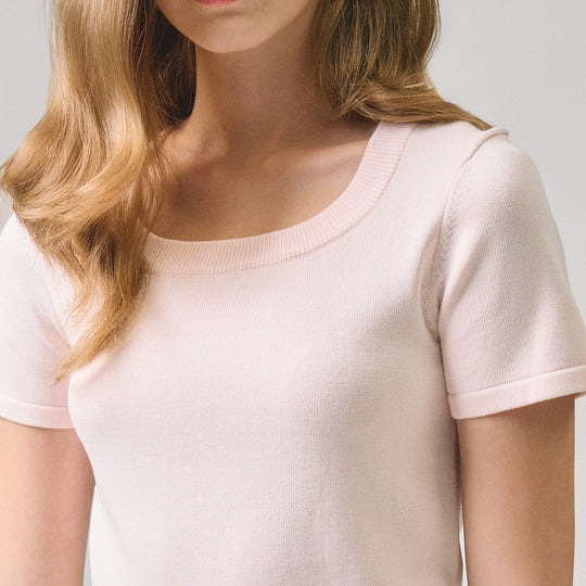 Scoop Neck Knit Top
