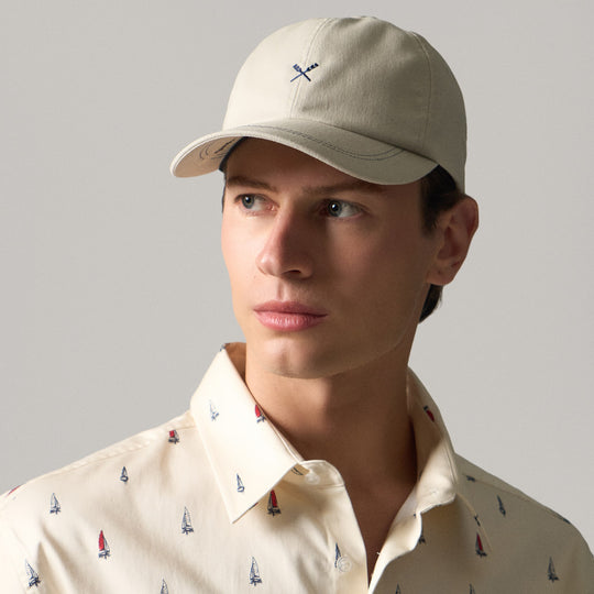 Classic Cap With Contrast Stitching