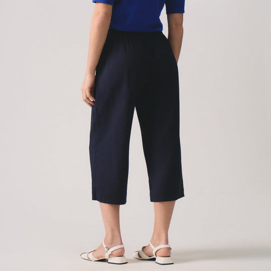 Linen Pull-On Culottes