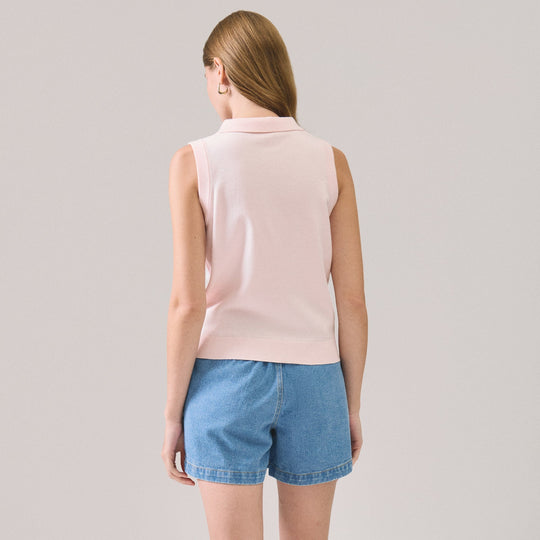 Sleeveless Polo