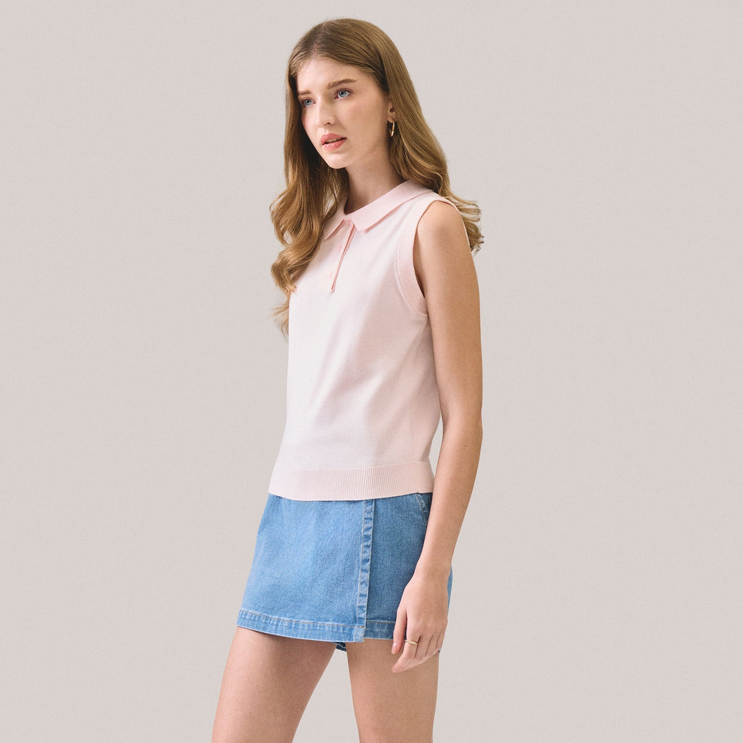Sleeveless Polo