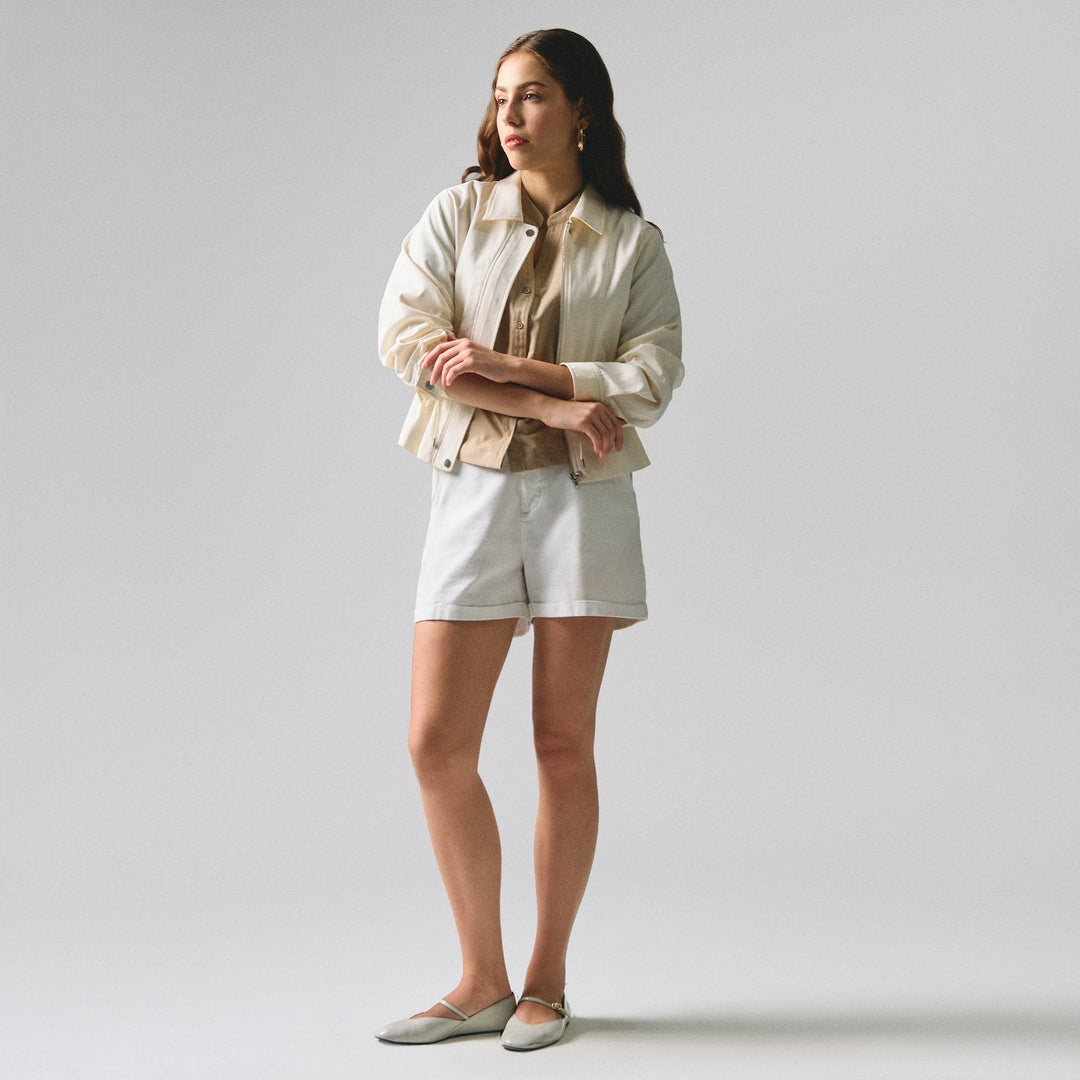 Y-Placket Button Down Shirt