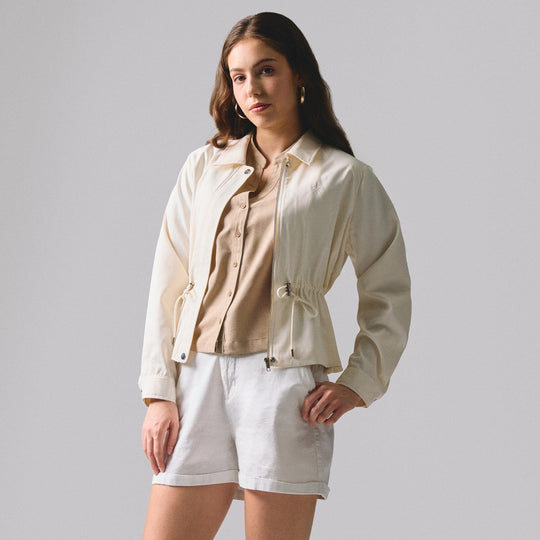 Y-Placket Button Down Shirt