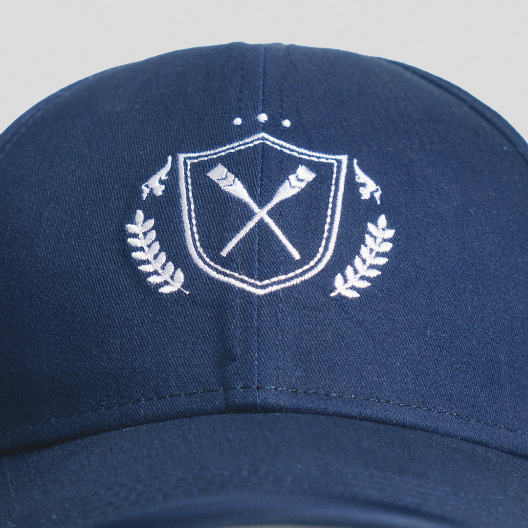 Baseball Cap With Embroidery And Taping