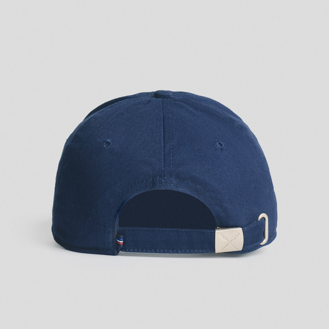 Baseball Cap With Embroidery And Taping