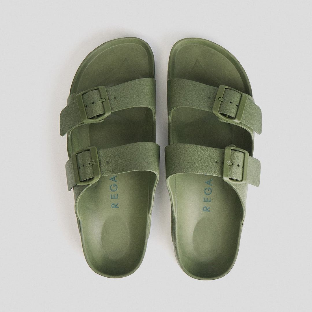 Men's Double Strap Slides