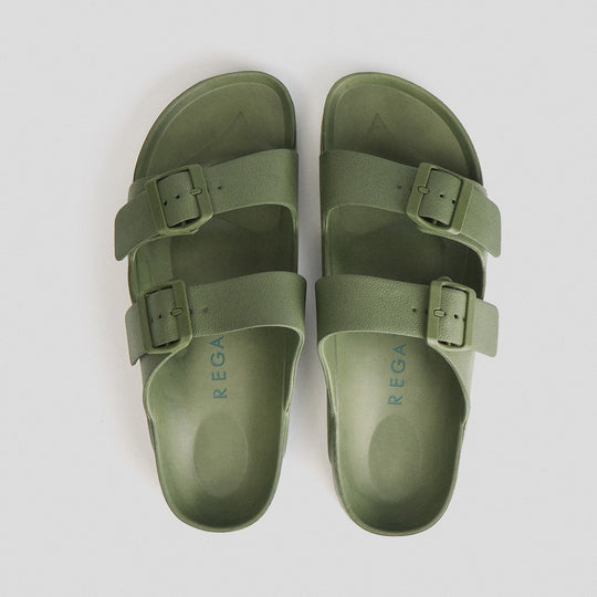 Men's Double Strap Slides