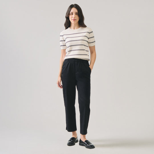 Pull Up Twill Trousers