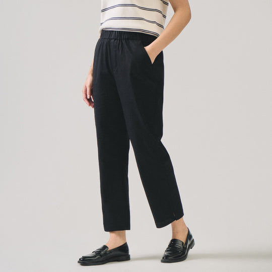 Pull Up Twill Trousers