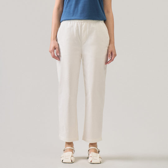 Pull Up Twill Trousers