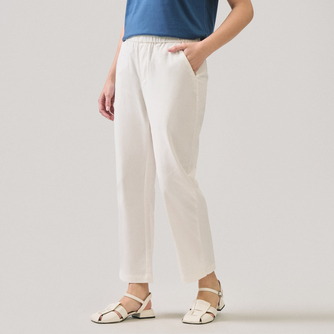 Pull Up Twill Trousers