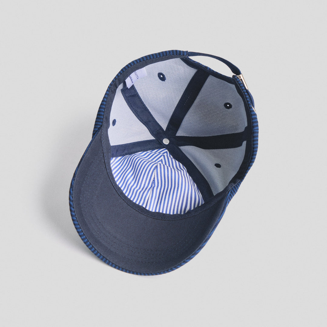 Striped Seersucker Classic Cap