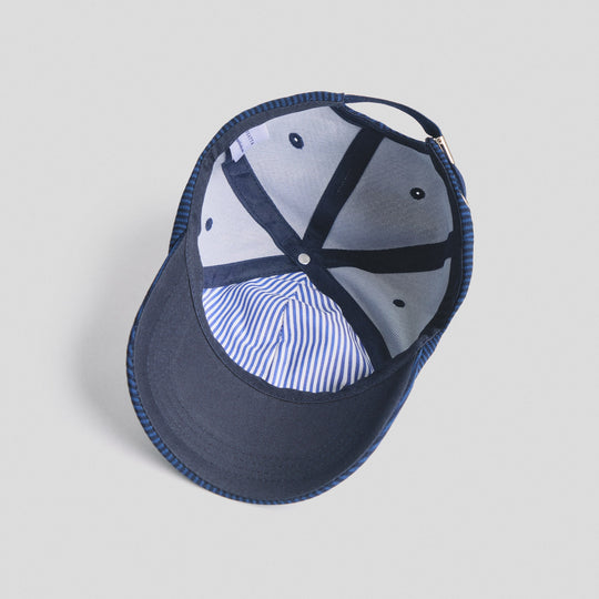 Striped Seersucker Classic Cap