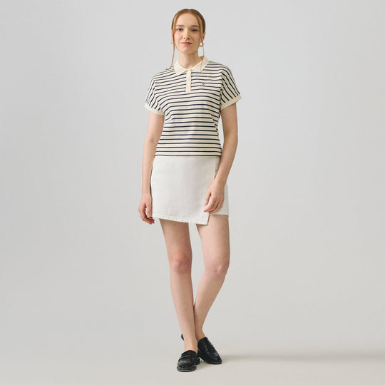 Striped Dolman Polo
