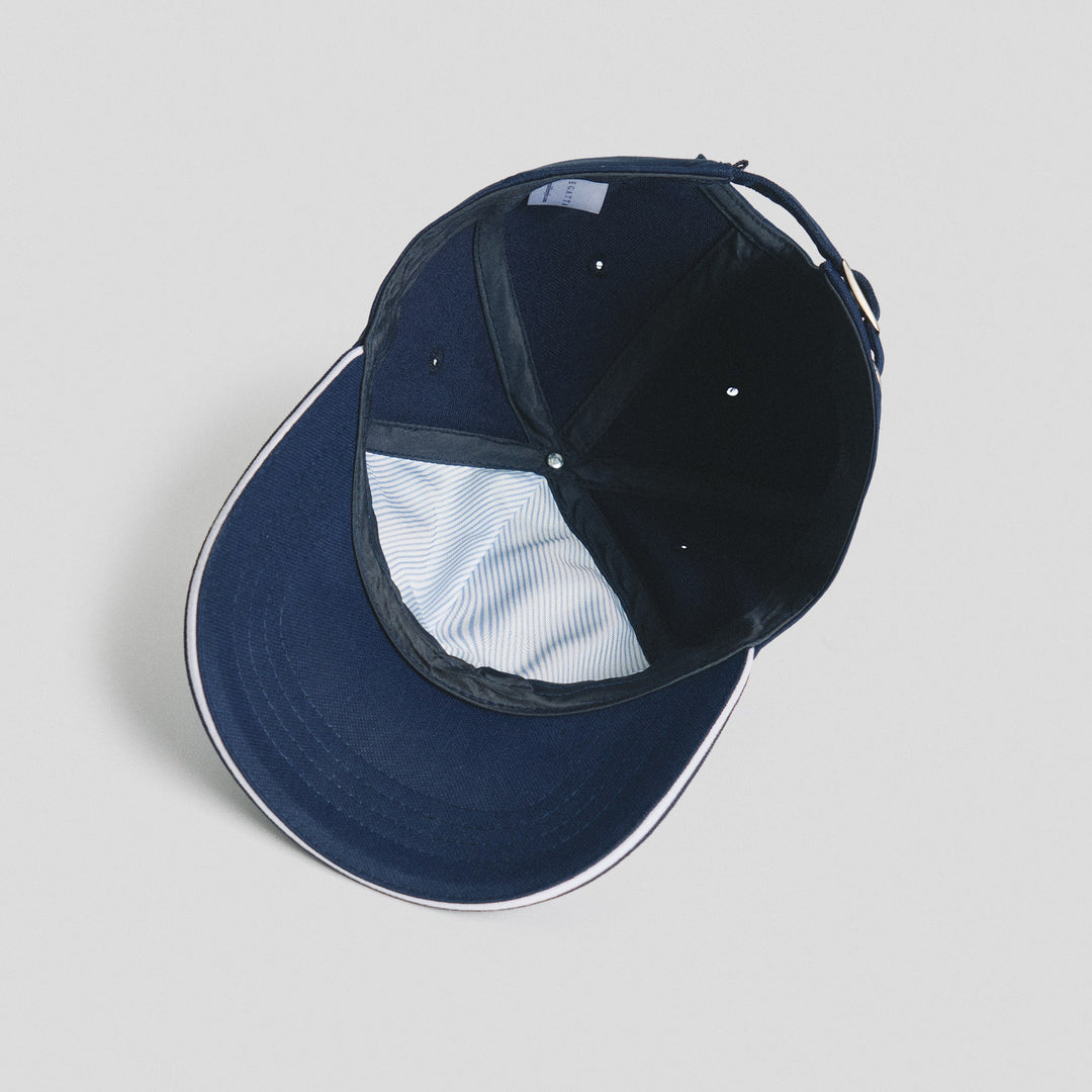 Pique Biker Cap With Sandwich Brim