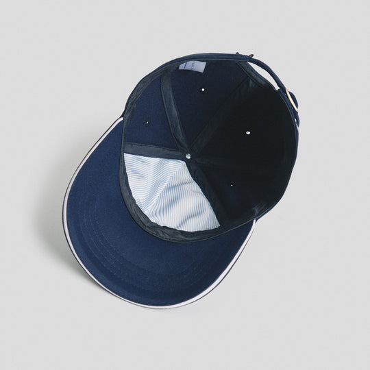 Pique Biker Cap With Sandwich Brim