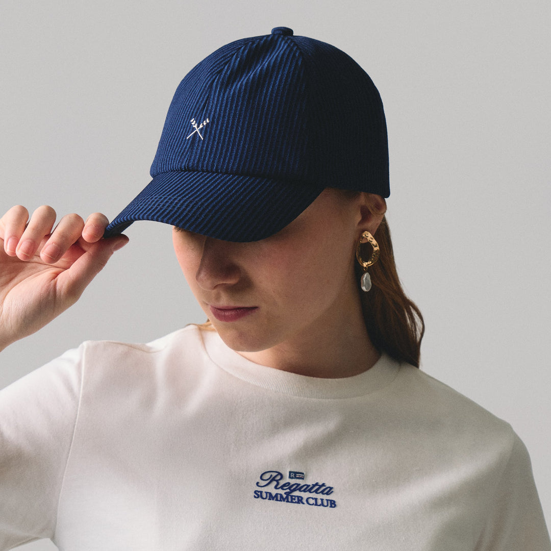Pique Biker Cap With Sandwich Brim