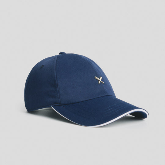 Pique Biker Cap With Sandwich Brim