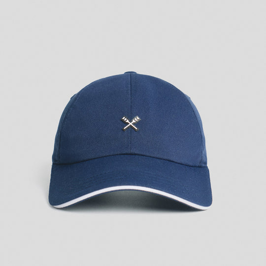 Pique Biker Cap With Sandwich Brim