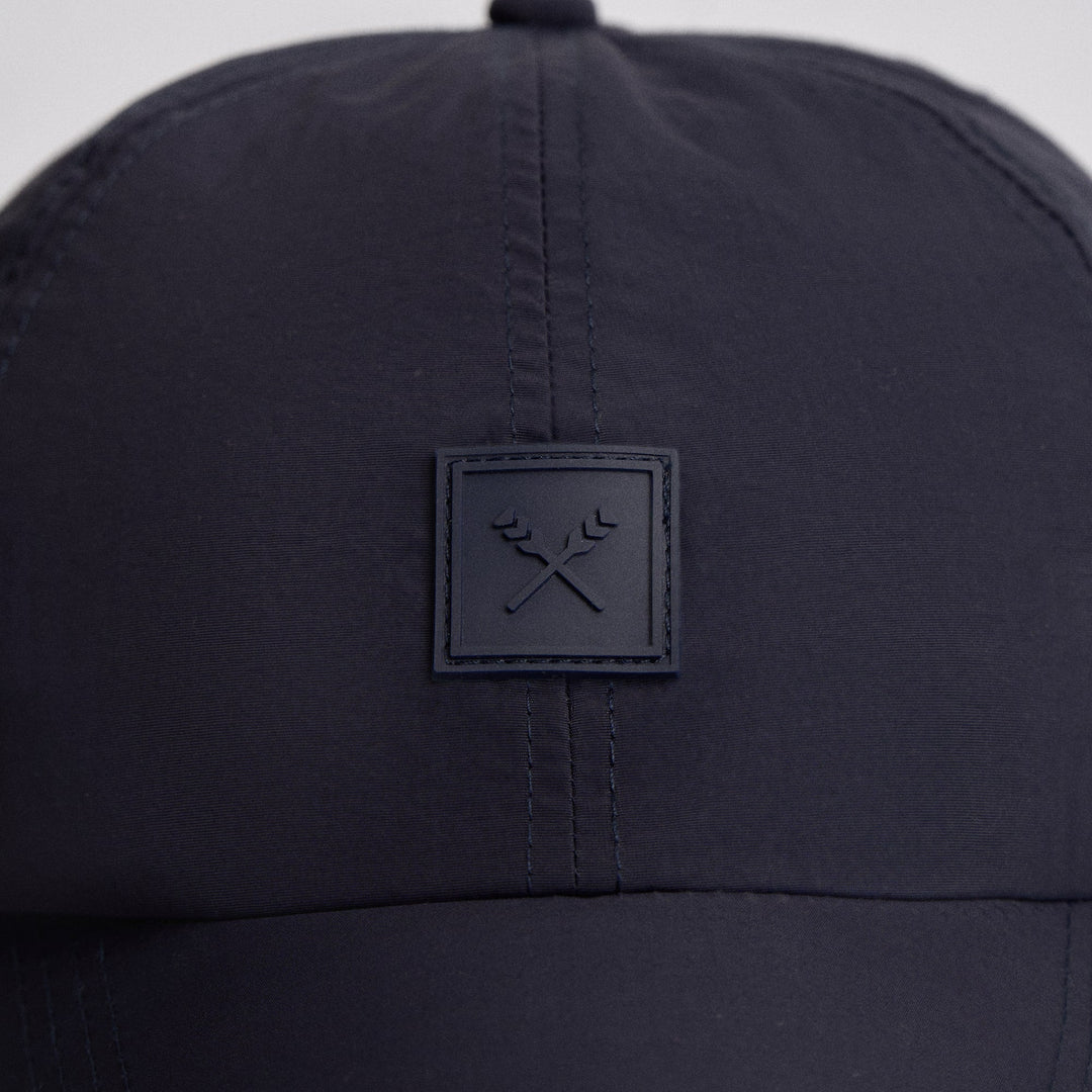 Biker Cap With Rubber Patch