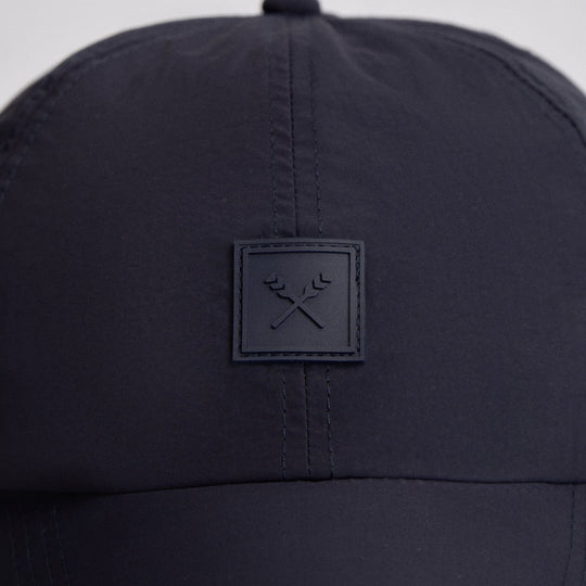 Biker Cap With Rubber Patch