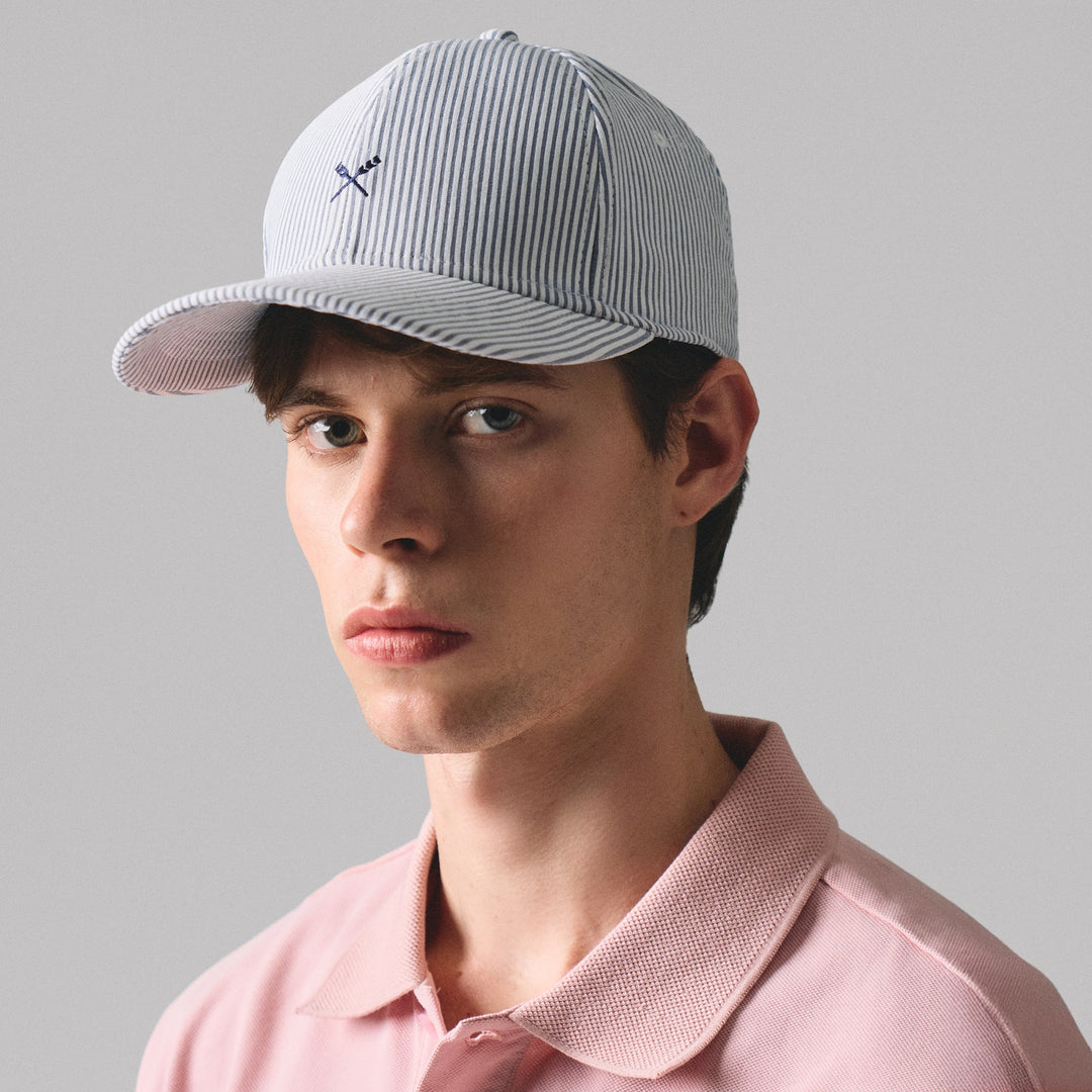 Striped Oxford Classic Cap