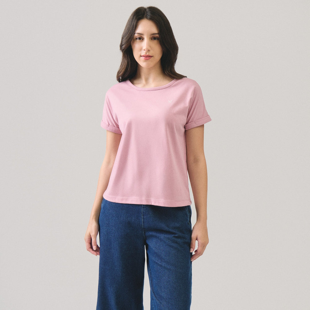 Dolman Top With Contrast Oar