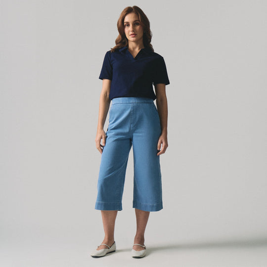 V-Neck Regular Fit Polo Pique