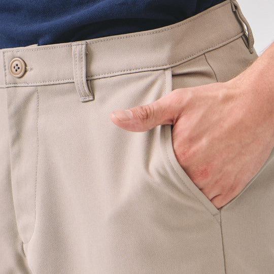 Slim Fit Canvas Trousers