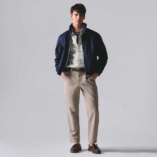 Slim Fit Canvas Trousers