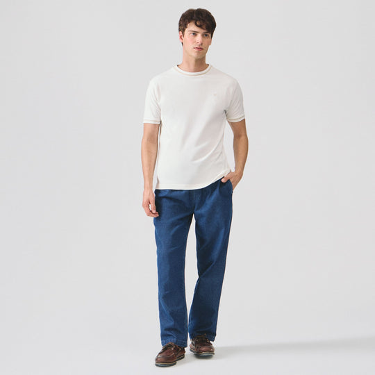 Regular Fit T-Shirt With Tipping In Pique