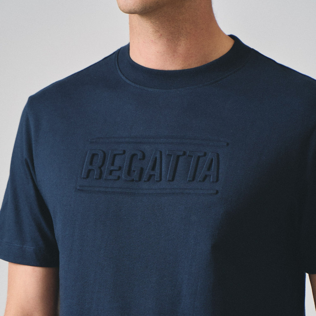 Regular Fit T-Shirt With Embossed Branding