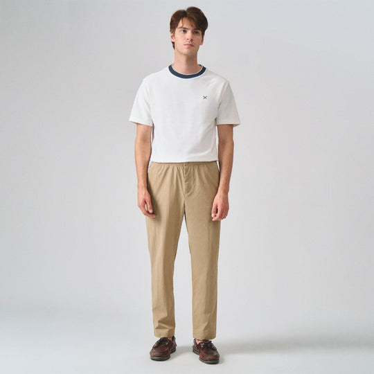 Slim Fit Nylon Trousers