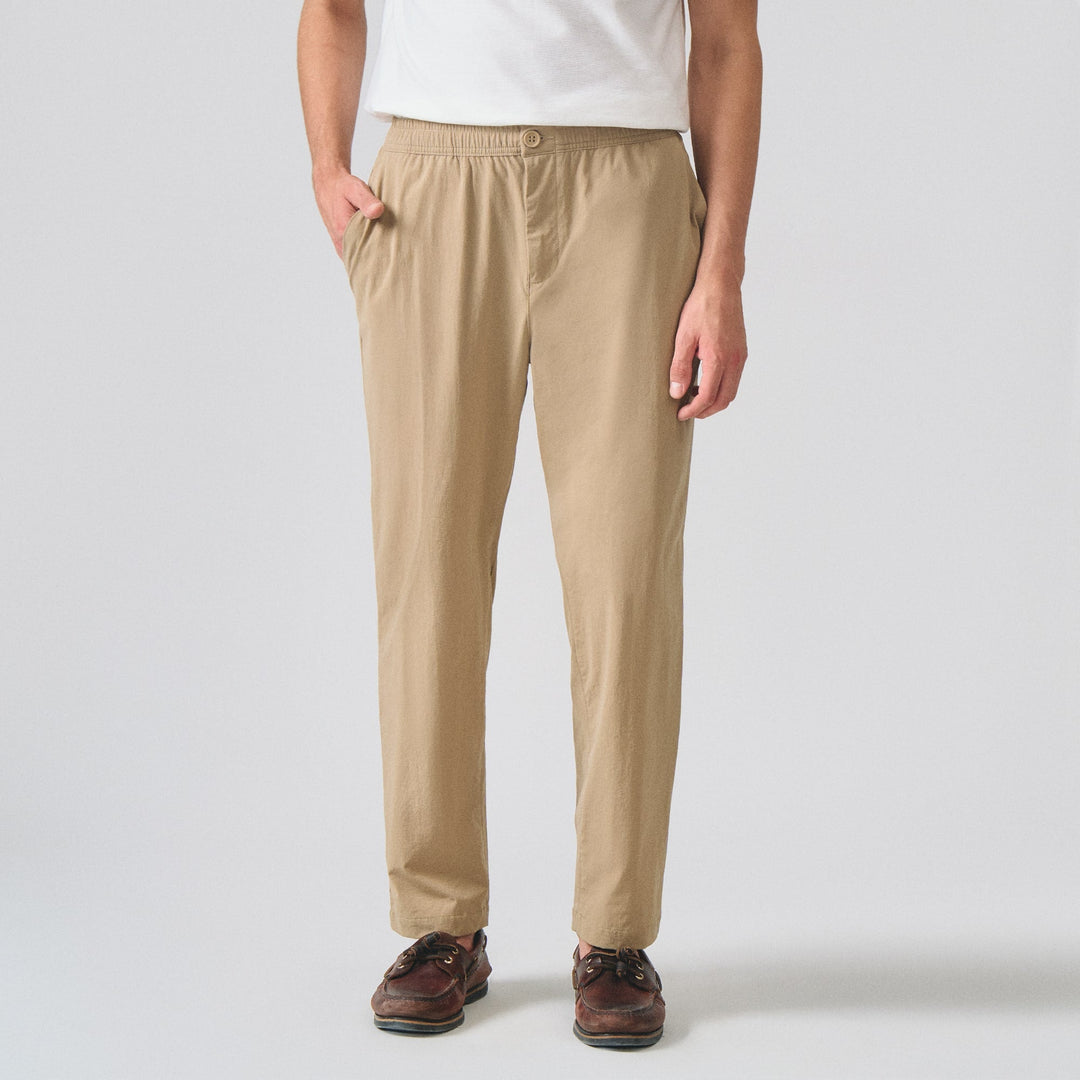 Slim Fit Nylon Trousers