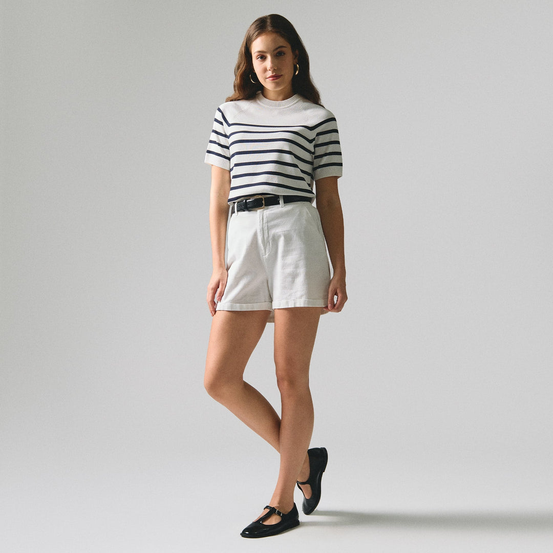 Textured Chino Shorts