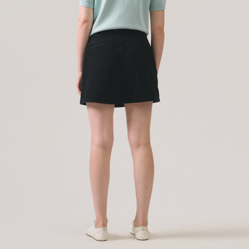 Denim Skort