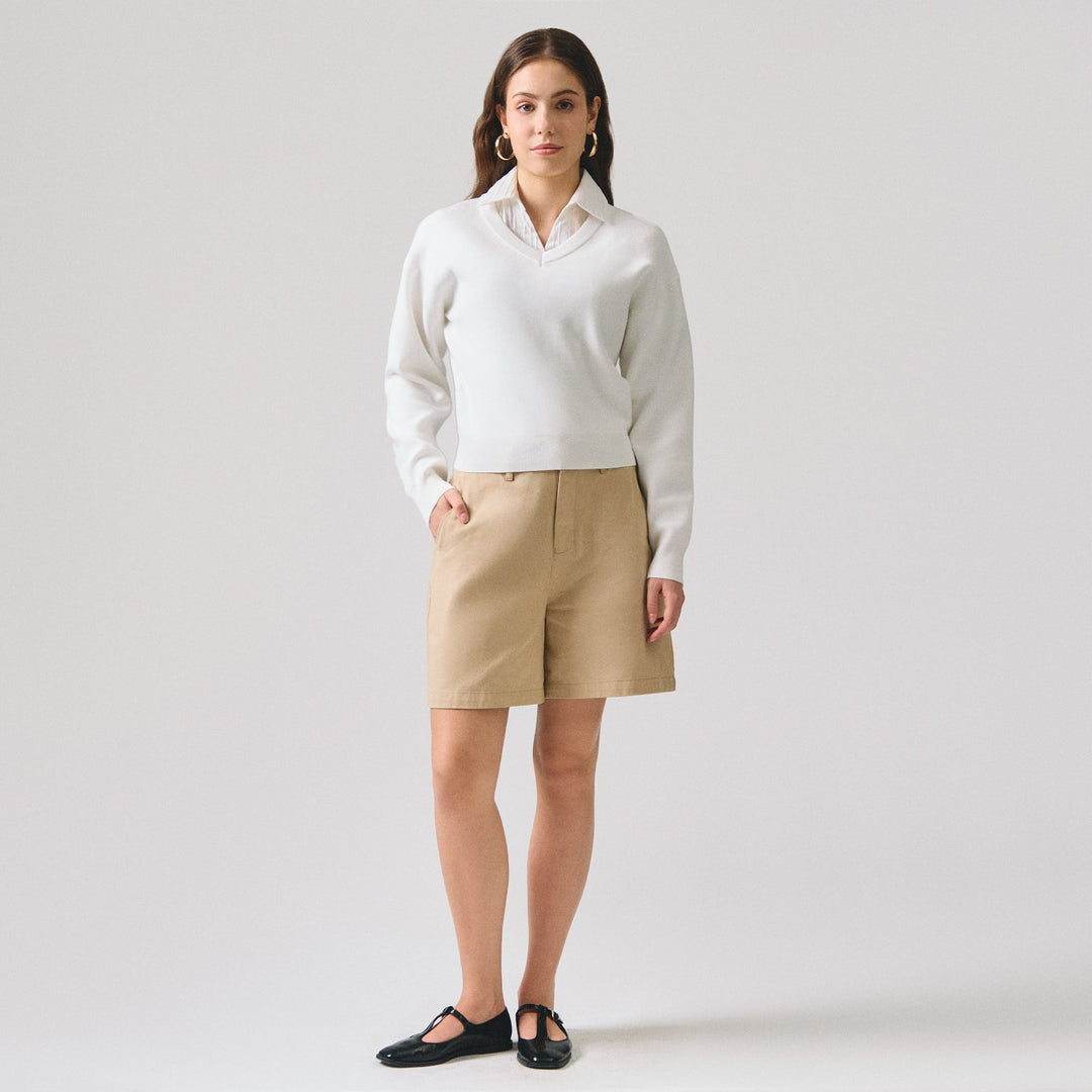V-Neck Pull Over Sweater