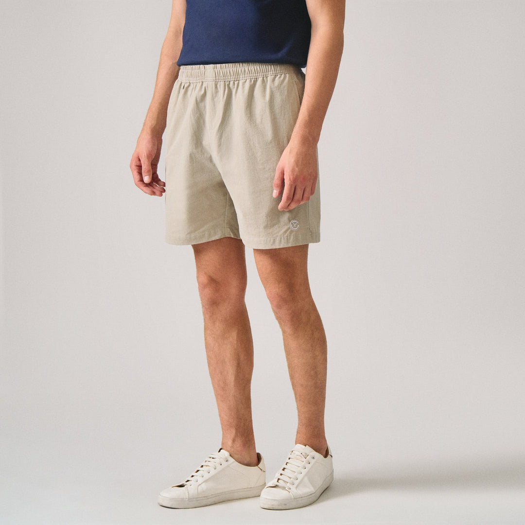 Regular Fit Nylon Pull Up Shorts