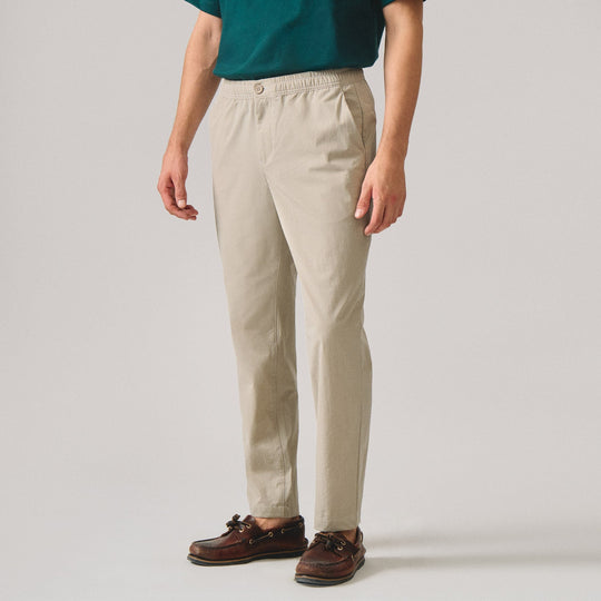 Slim Fit Nylon Trousers