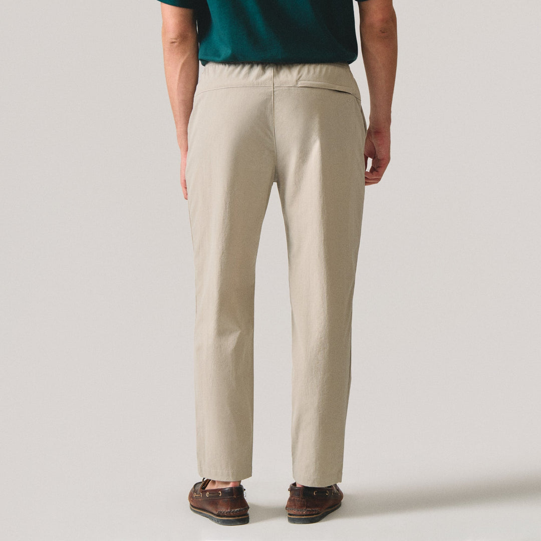 Slim Fit Nylon Trousers