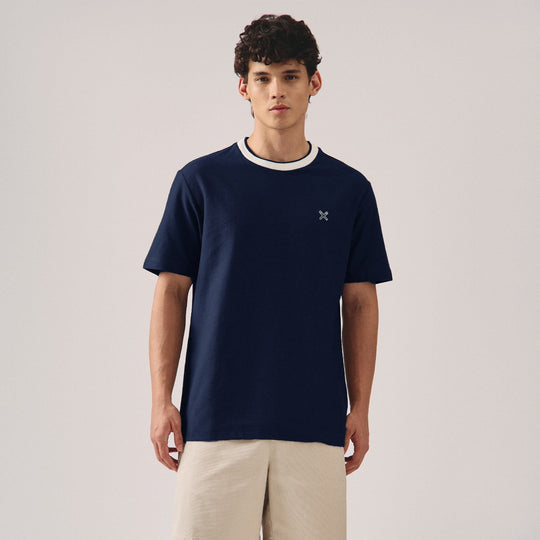 Regular Fit Ringer T-Shirt With Tipping